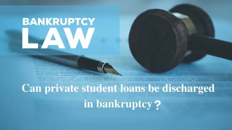 Private Student Loans Bankruptcy Discharge Basics: